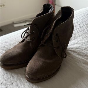 Cordani Brown Suede Ankle Boots
